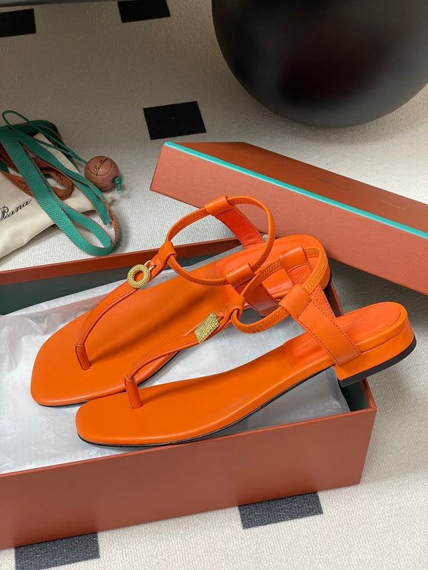 LP Mindil Infra Sandal Orange Sheepskin 312161