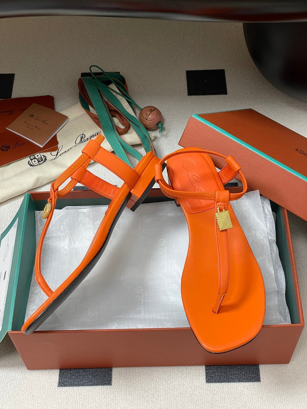 LP Mindil Infra Sandal Orange Sheepskin 312161
