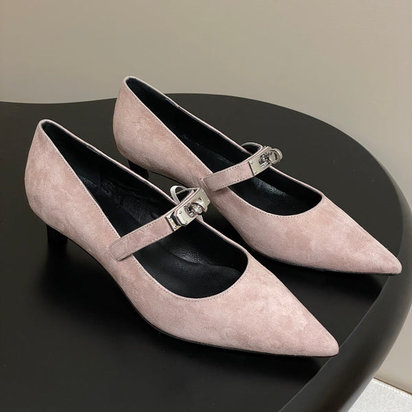 HM 25 Kiara Pumps Pink Calfskin 319763
