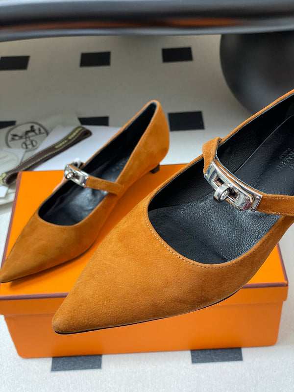 HM 25 Kiara Pumps Tawny Calfskin 319764