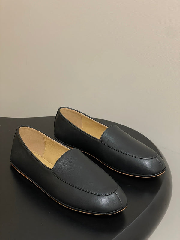 LP Anton Walk Loafers Black Sheepskin 474800