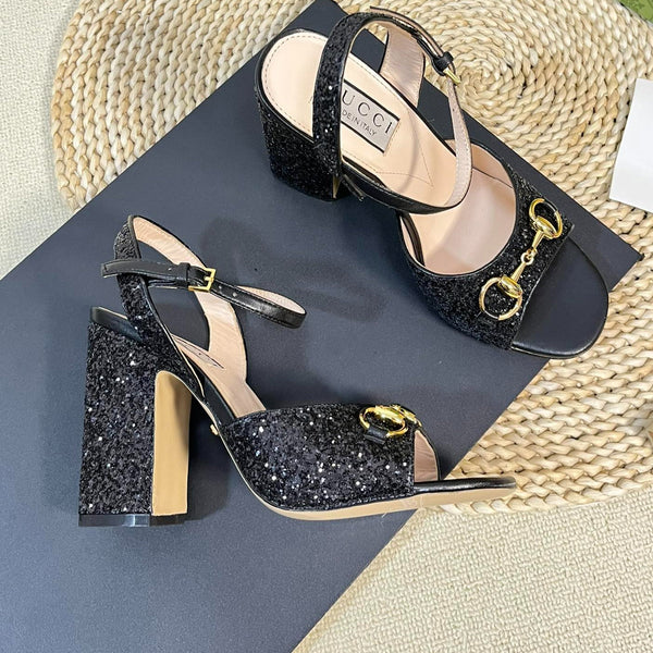 GG Women Sandal High Heels Black