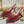 GC Crystal Horsebit Slingback 50mm Red Canvas lambskin 294615