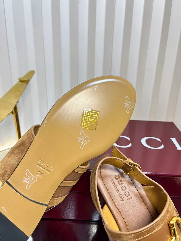 GC 25 Thong Sandal Brown Suede Sheepskin 294658