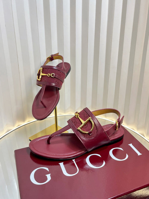 GC 25 Thong Sandal Red Canvas 294681