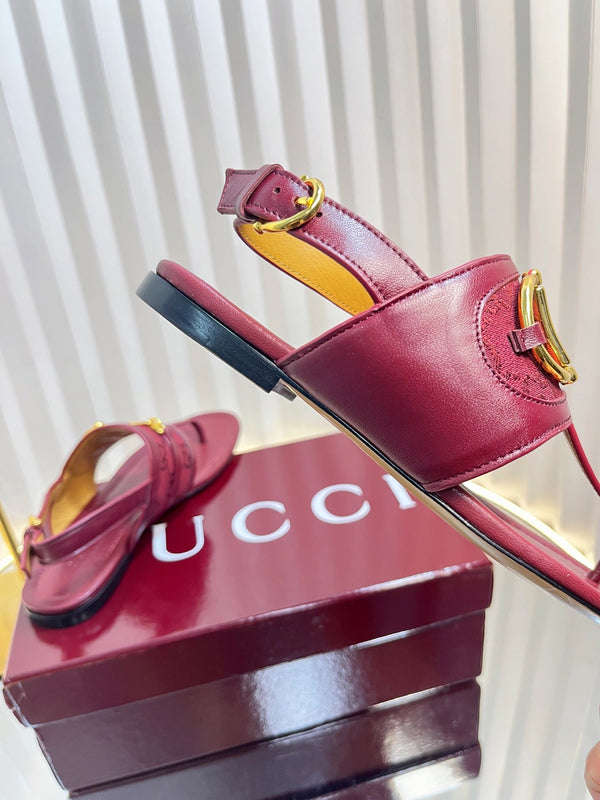 GC 25 Thong Sandal Red Canvas 294681