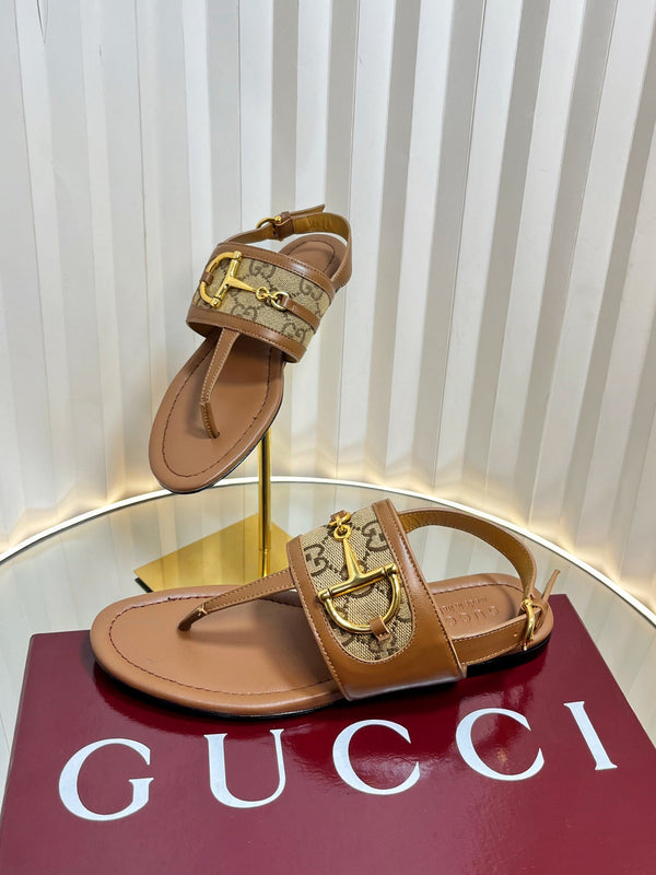 GC 25 Thong Sandal Brown Canvas 294682