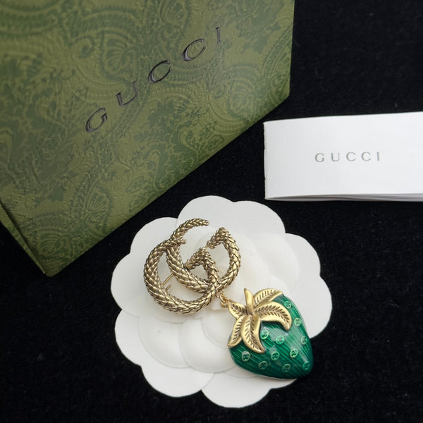 Gucci Brooch Gold 184032