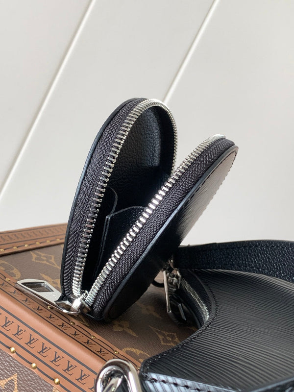 LV Marellini 19cm Black Epi Grain Cowhide Metal HW