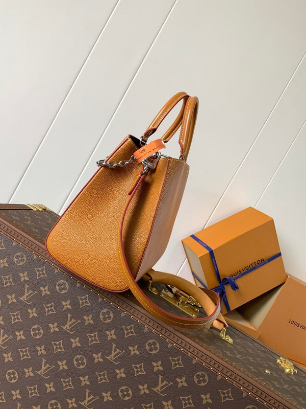 LV Marelle 30cm Tote Bag Caramel mix Brown Epi grain leather 241072