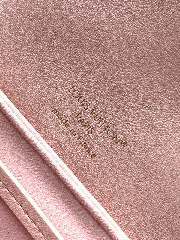 LV Coussin 20cm Backpack Pink Gold Leather 252653