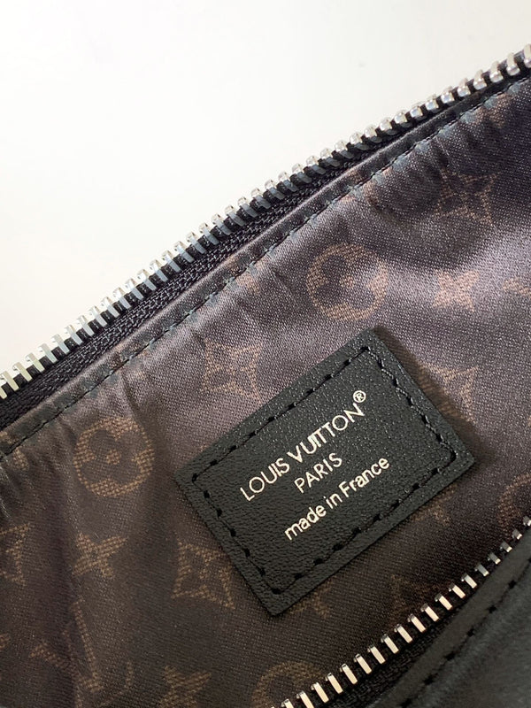 LV Nano LV Biker 23cm Black Sheepskin & Cowhide Metal