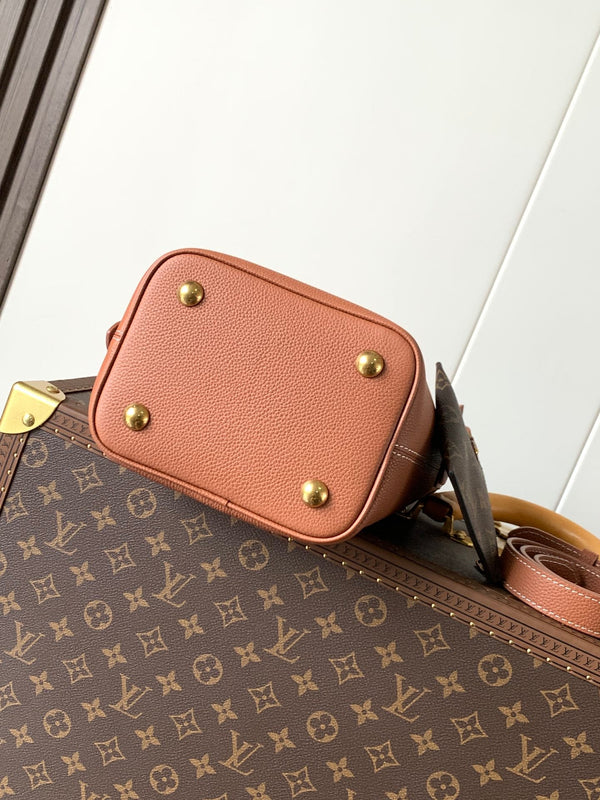 LV Low Key All In BB 16cm Brown Cowhide GHW