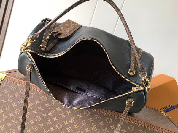 LV M26037 Express Travel 45cm Nero Pelle di vacchetta GHW 