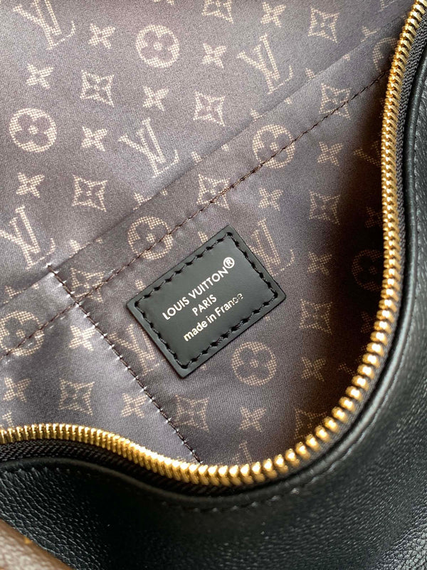LV M26037 Express Travel 45cm Nero Pelle di vacchetta GHW 