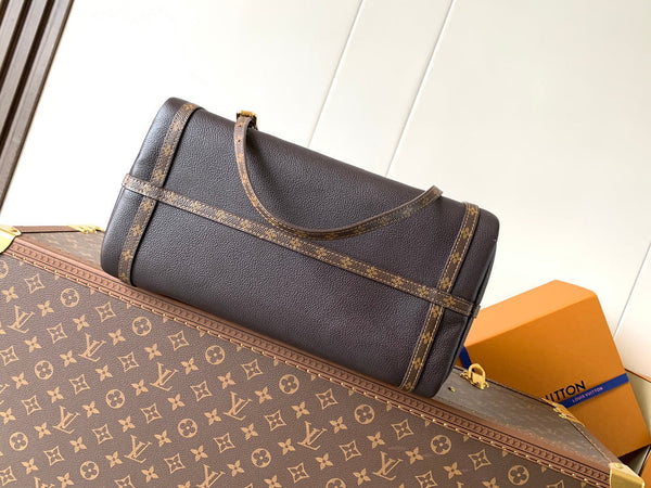 LV M26359 Express MM Borsa a mano 36cm Pelle di vacchetta nera GHW 