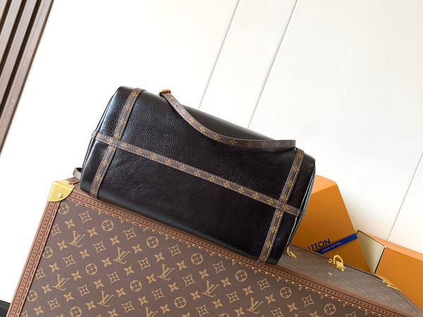 LV M26039 Express PM Borsa a mano 26 cm Pelle di vacchetta nera GHW 