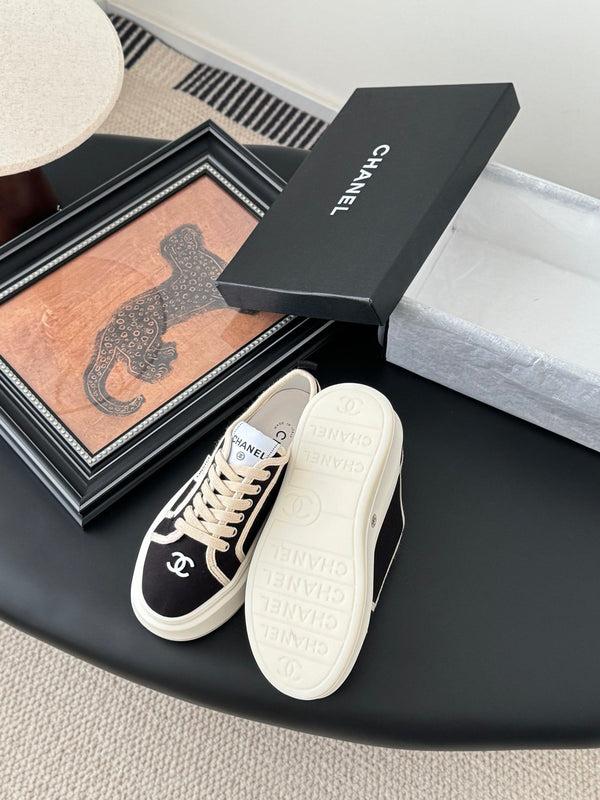 CC 25 Logo Printed Sneaker Black Fabric Original 305311