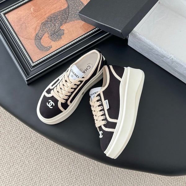 CC 25 Logo Printed Sneaker Black Fabric Original 305311