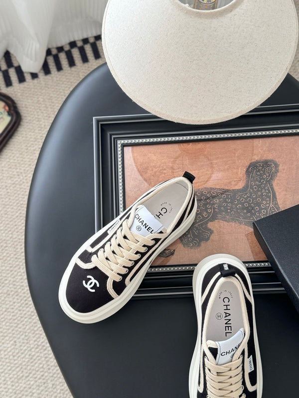 CC 25 Logo Printed Sneaker Black Fabric Original 305311