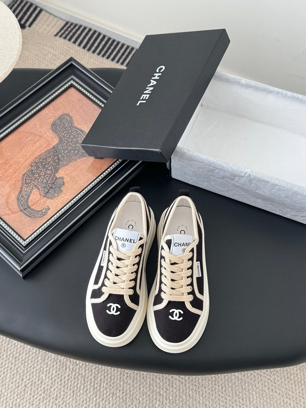 CC 25 Logo Printed Sneaker Black Fabric Original 305311