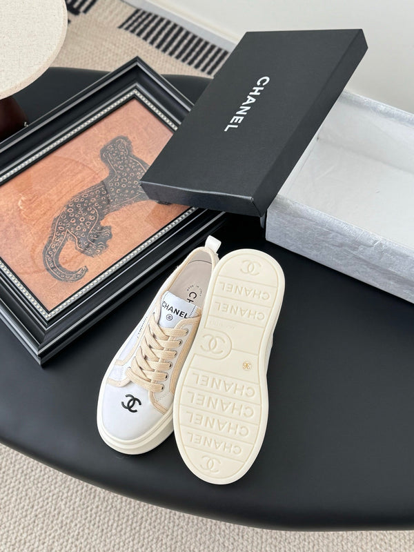 CC 25 Logo Printed Sneaker White Fabric Original 305314