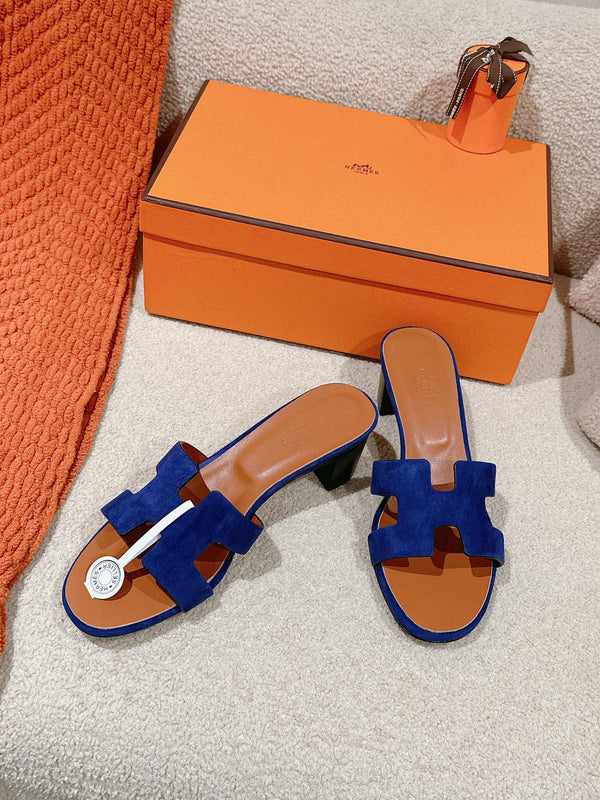 HM Oasis Sandals Dark Navy Calfskin 312713