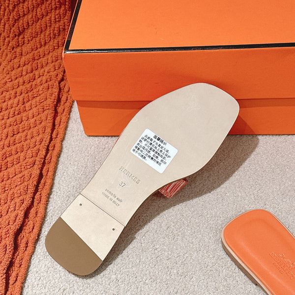 Sandali HM 3D Oran in pelle di vitello arancione 243962