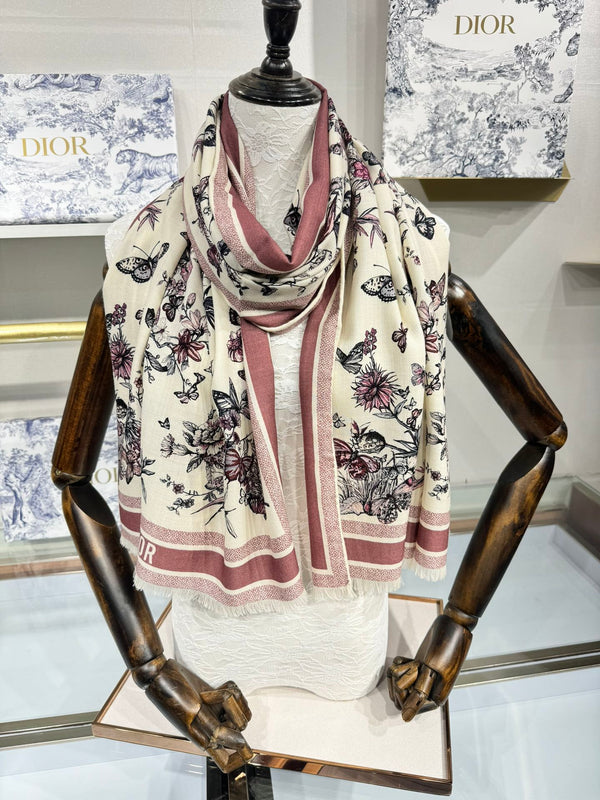 SCIARPA 180 CM IN CASHMERE E SETA COLORATI 408421