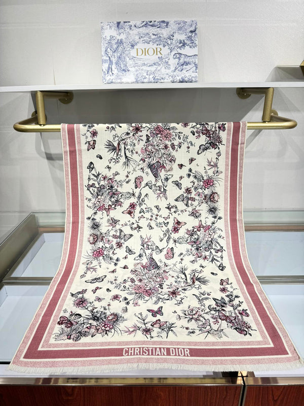 SCIARPA 180 CM IN CASHMERE E SETA COLORATI 408421