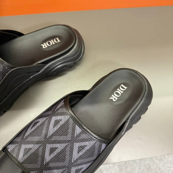 SANDALO CD H-TOWN IN VITELLO NERO E CARDO