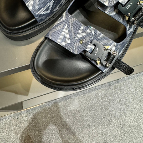 CD DOUBLE H-TOWN SANDAL ANCHOR CALFSKIN