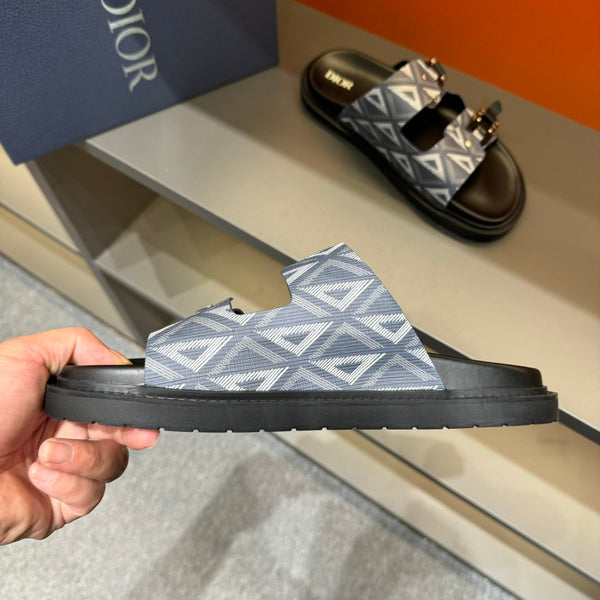 CD DOUBLE H-TOWN SANDAL ANCHOR CALFSKIN