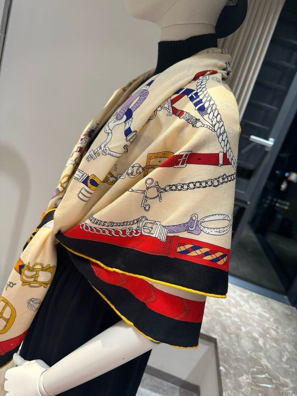 SCARF 140 CM COLORFUL 387902