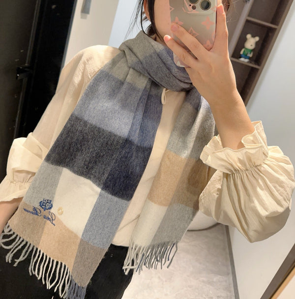 LP Tartan Wish Scarf 180 CM In Colorful Cashmere 428532