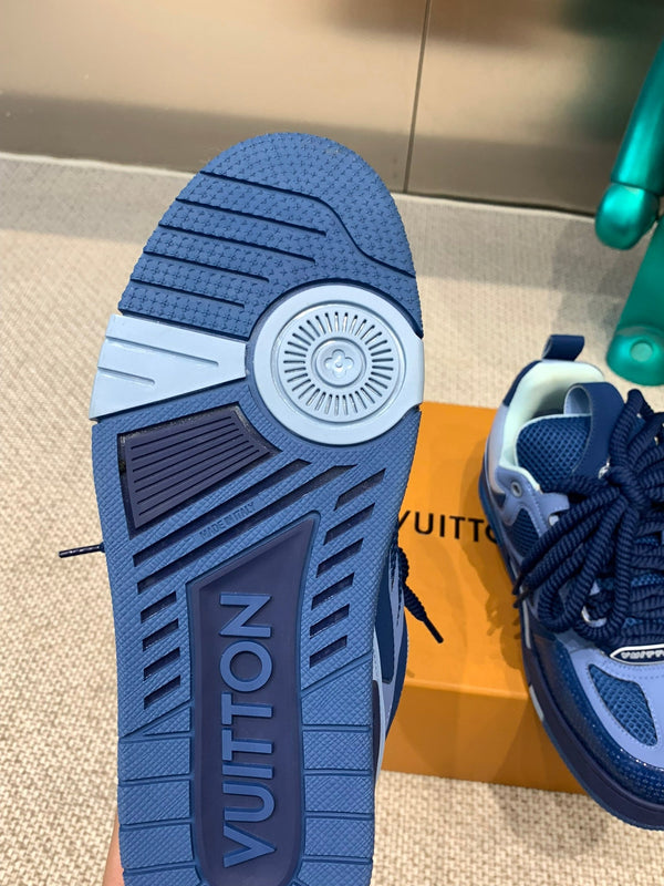LV Skate Sneaker Dark Blue Cowhide