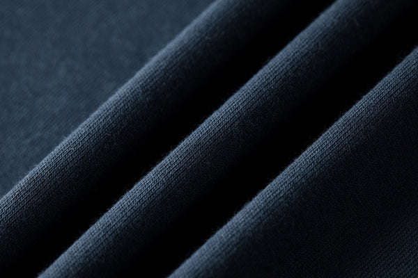 LV Large Embroidered Logo Navy Blue Cotton