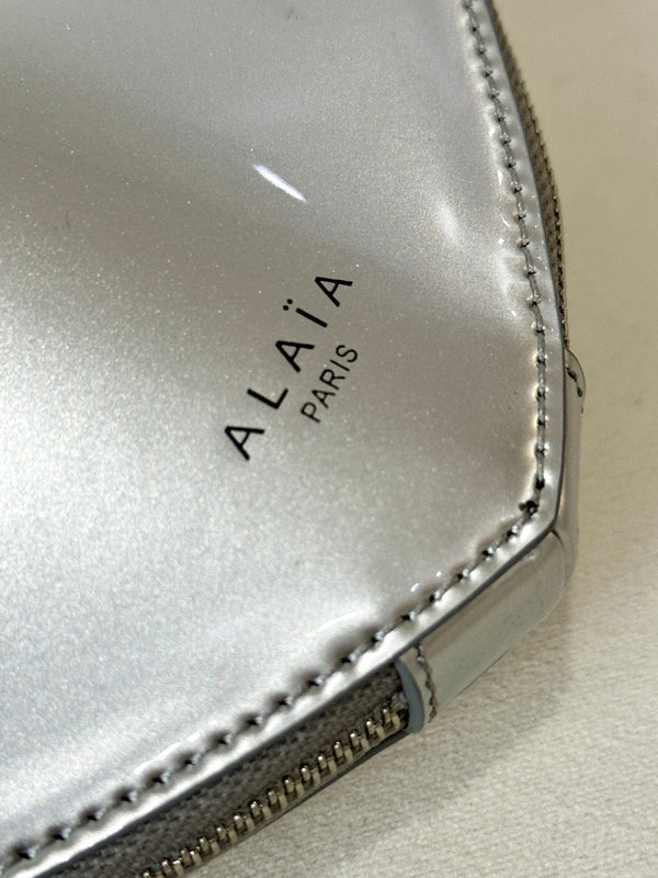 LE COEUR BAG 21 IN SILVER SHINY CALFSKIN