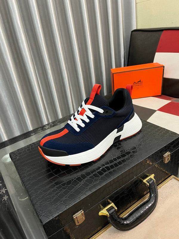 HM HUGO SNEAKER BLACK AND NAVY WEAVE