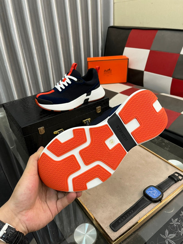 HM HUGO SNEAKER BLACK AND NAVY WEAVE