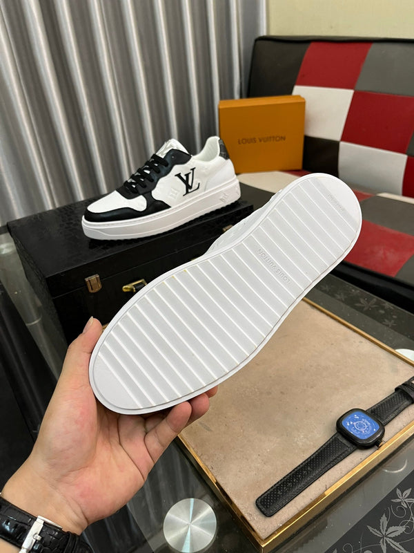 LV CLASSIC TRAINERS BLACK MIX WHITE CALFSKIN