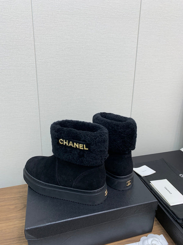 CC Ankle Boots Black Suede