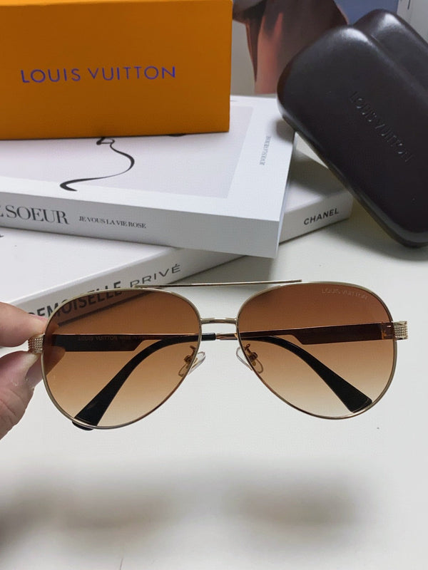 OCCHIALI DA SOLE PILOT 581363 IN METALLO ORO LENTI MARRONE FUMO