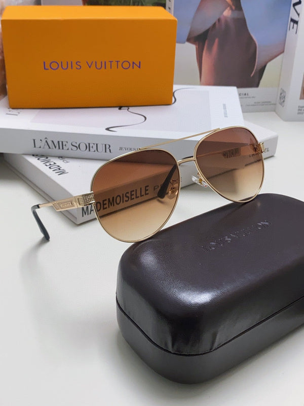 OCCHIALI DA SOLE PILOT 581363 IN METALLO ORO LENTI MARRONE FUMO