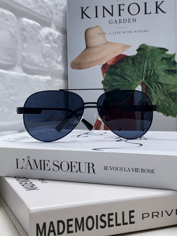 OCCHIALI DA SOLE PILOT 581365 IN METALLO NERO