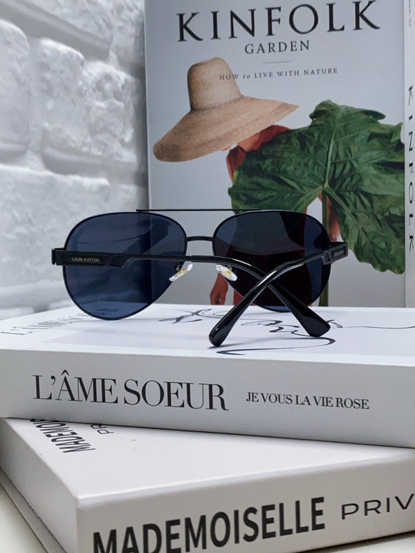 OCCHIALI DA SOLE PILOT 581365 IN METALLO NERO