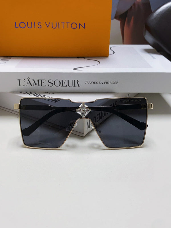 OCCHIALI DA SOLE CYCLONE Z1700U IN METALLO ORO LENTI NERE