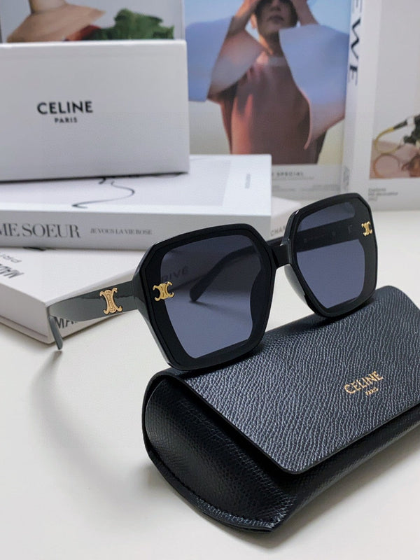 TRIOMPHE SUNGLASSES 548595 IN BLACK ACETATE