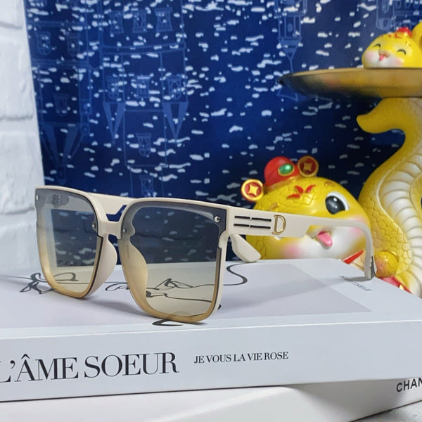 OCCHIALI DA SOLE MONTAIGNE 560858 IN ACETATO AVORIO LENTI GRIGIO GIALLO FUMO