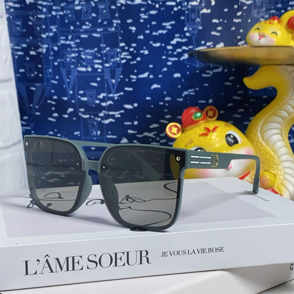 MONTAIGNE SUNGLASS 560860 IN TAN GREEN ACETATE